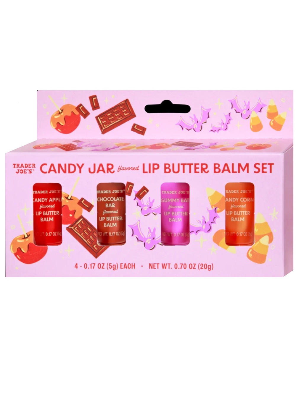 Trader Joe’s Candy Jar Lip Butter Balm Set NEW IN BOX